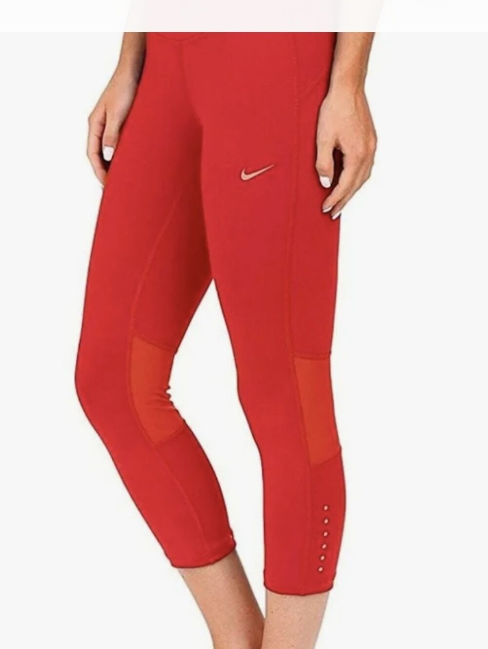 Nike Three-Piece Workout Set - Teal Top, Hot Pink Tank & Red Leggings - Picture 2 of 6